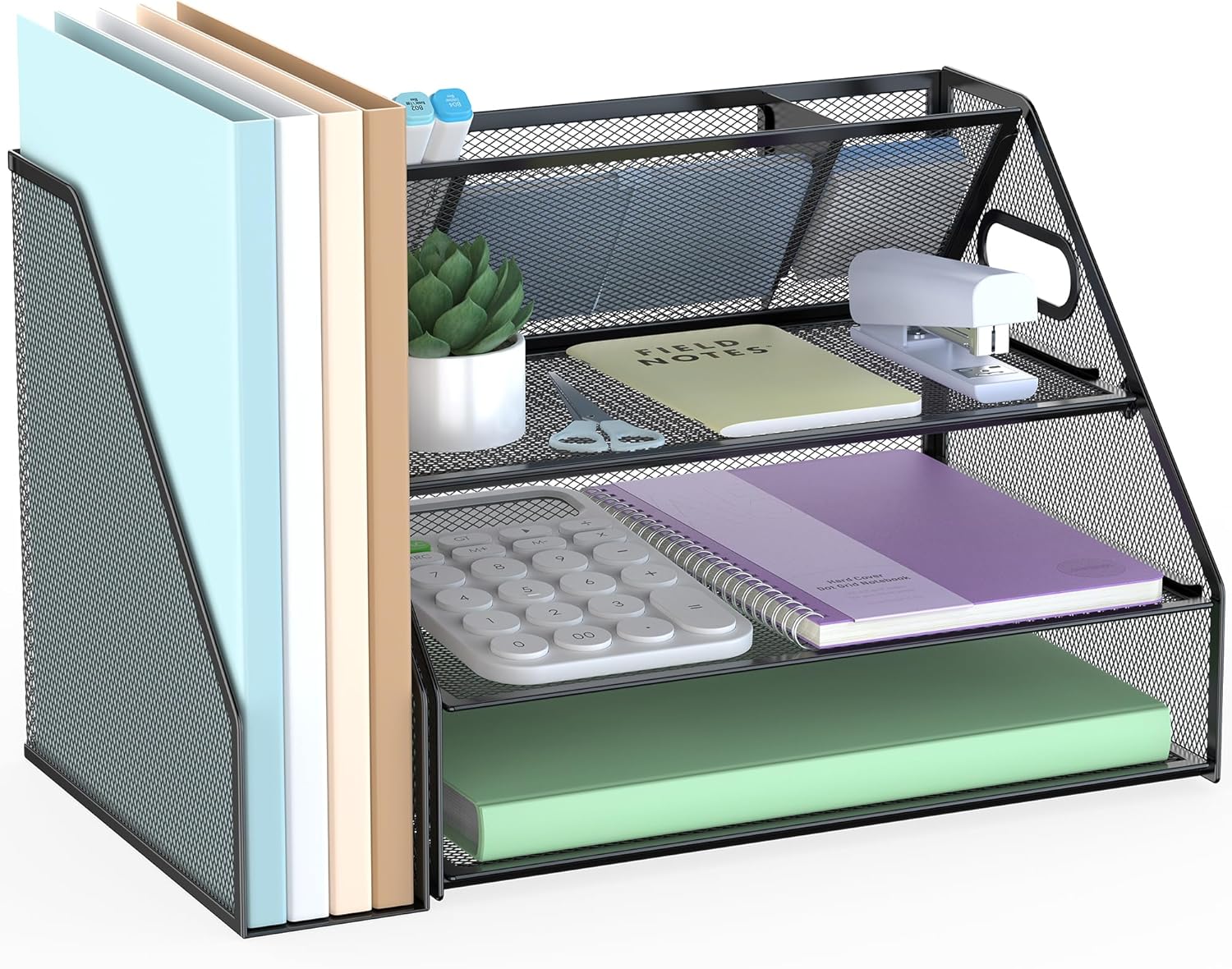 Docnest Metal Mesh Desk Organizer - Efficient Workspace!