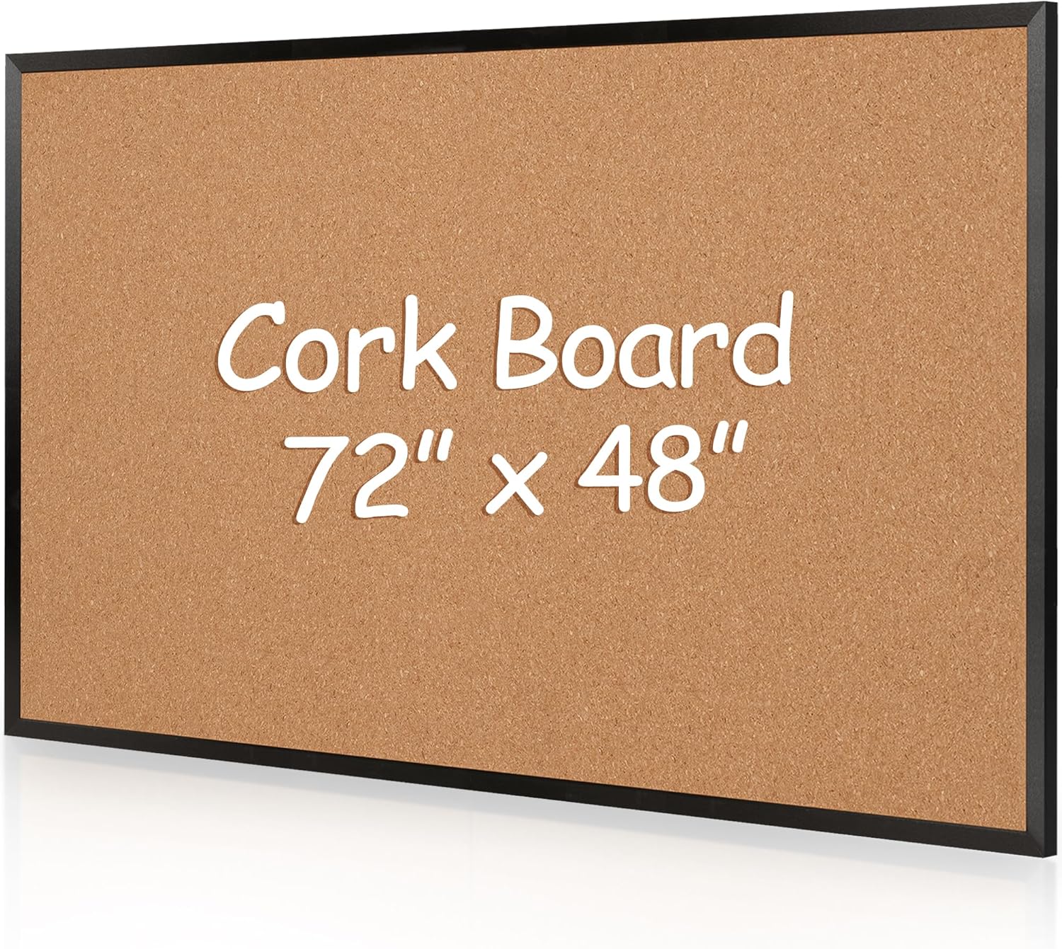 Extra Large Cork Bulletin Board for Home, Office & School Use