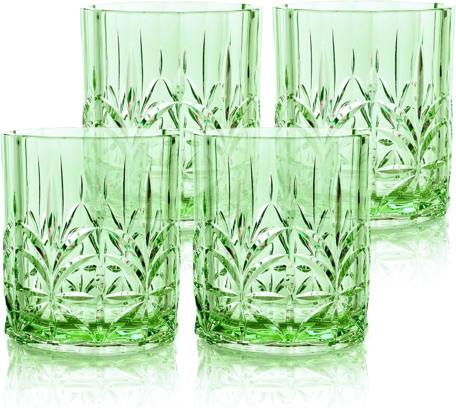 BELLAFORTE Shatterproof Tritan Plastic Short Tumblers Set