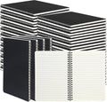 A5 Spiral Notebooks 60 Pack - Durable Lined Journals for School