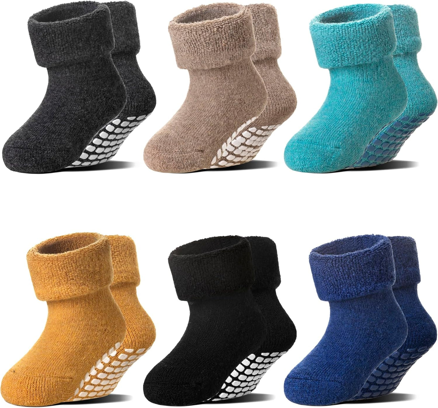 Warm & Cozy Non-Slip Baby Socks by Eocom