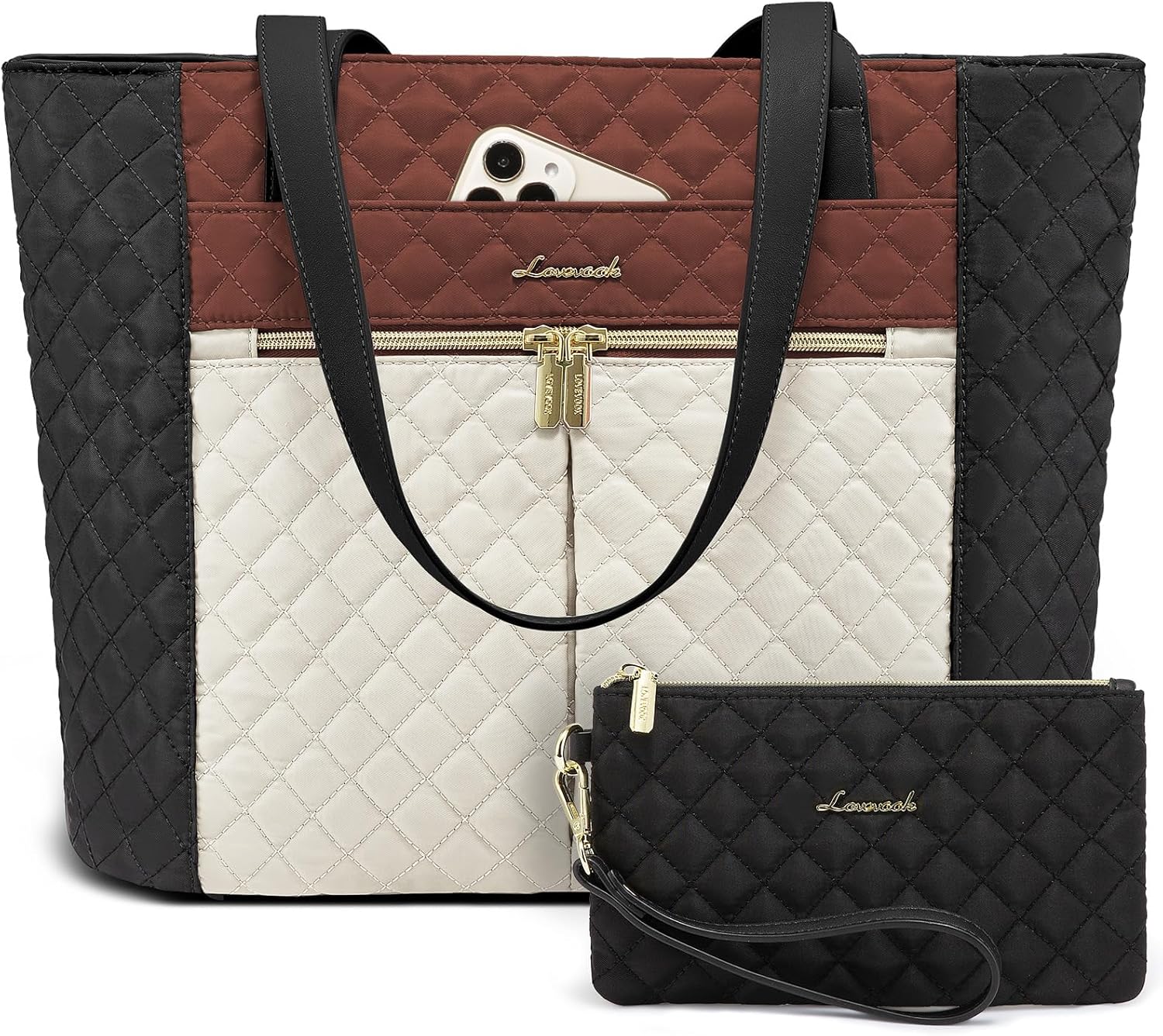 LOVEVOOK Laptop Bag for Women 17 inch - Stylish Work Tote