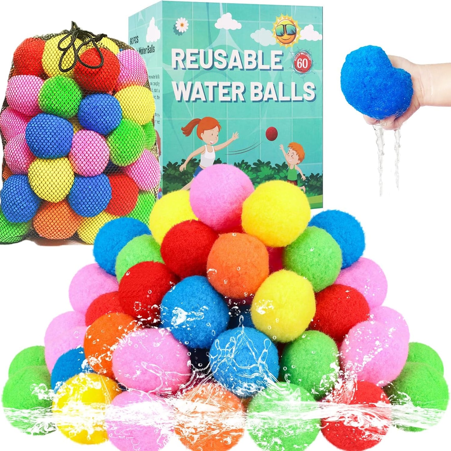 Reusable Water Balls - Endless Fun for All!