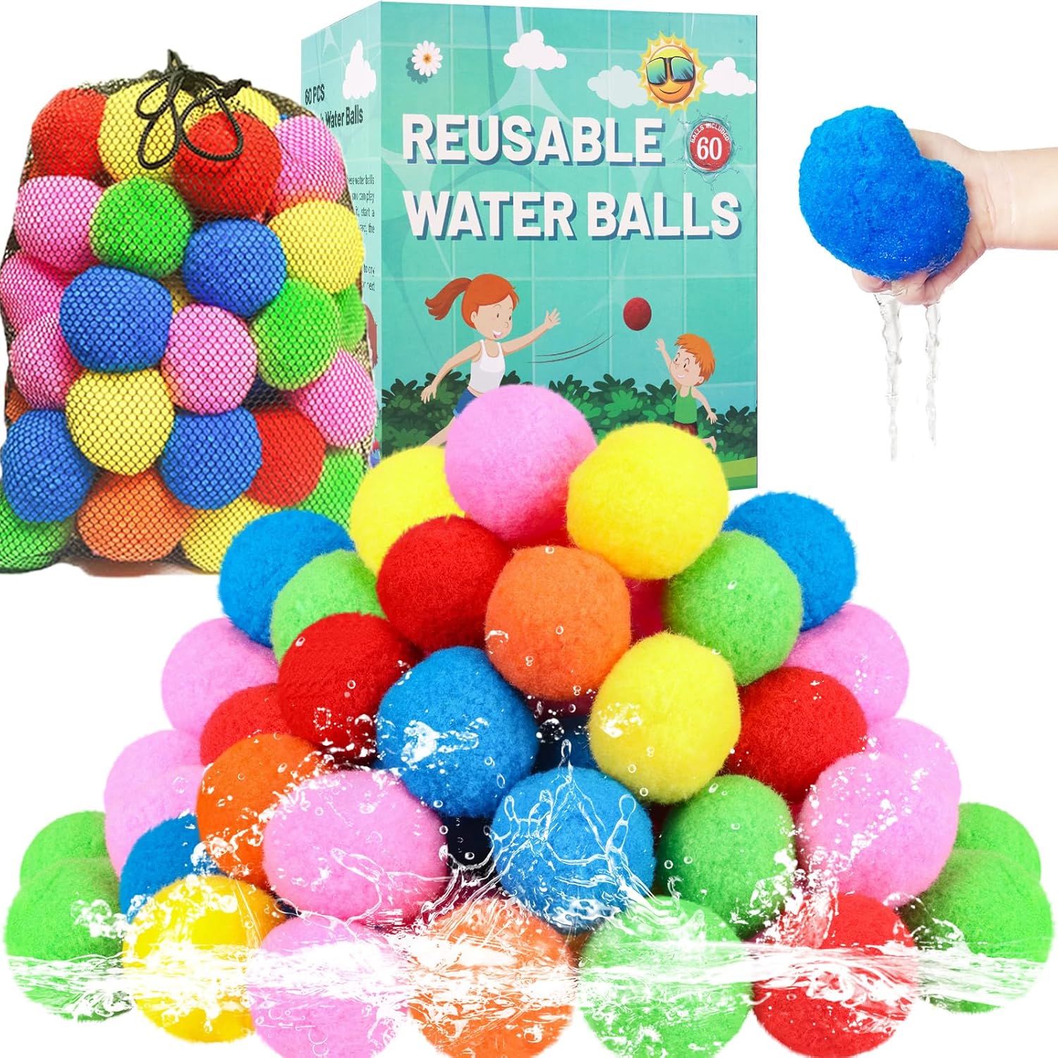 Reusable Water Balls - Endless Fun for All!