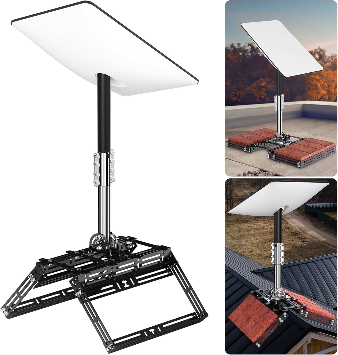 Starlink Gen 2 Roof Ridge Mount for Easy No-Drill Installation
