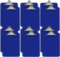 Blue Plastic Clipboards 12 Pack - Durable Letter-Size Clipboards