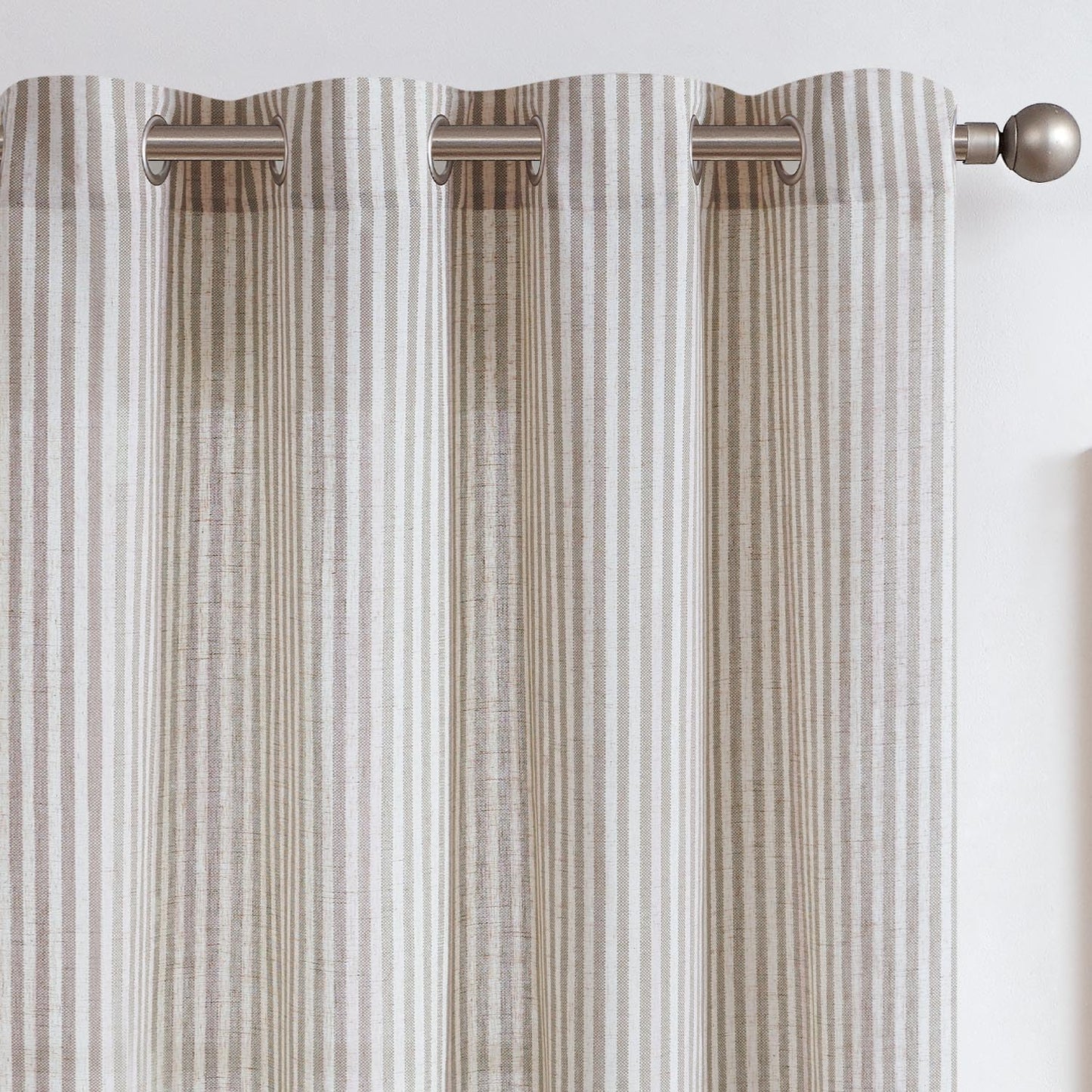 Linen Curtains for Living Room and Bedroom with Rustic Charm