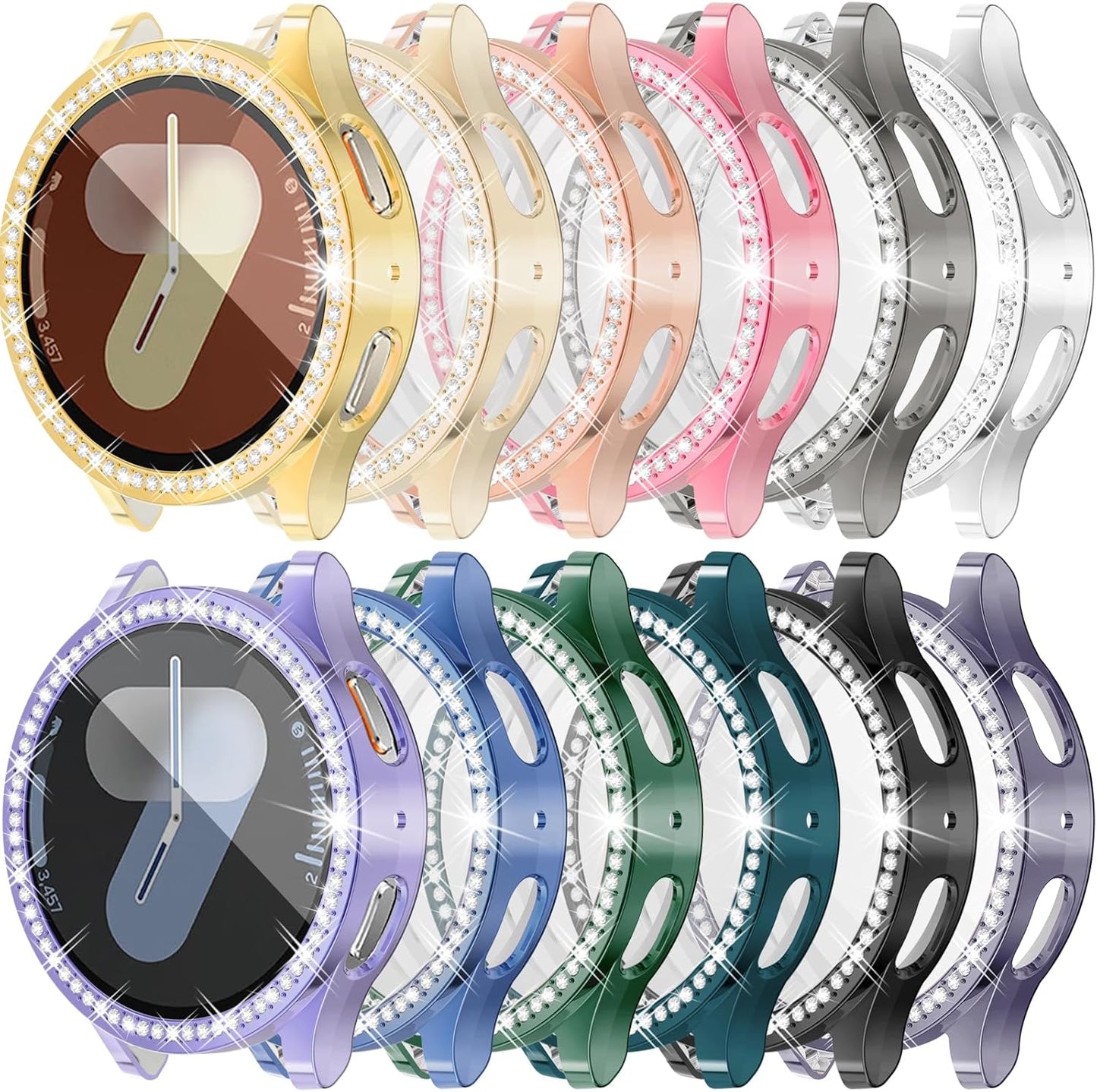 RICHONE Galaxy Watch 7 44mm Bling Screen Protector - Full Protection & Style!