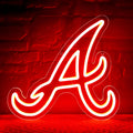 Baseball Neon Sign for Wall Decor 12.6 x 12 in - Bright Team Logo