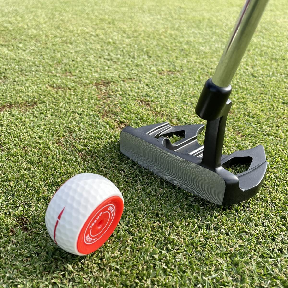 MAZEL Wheel-Like Putting Trainer for Green/Mat