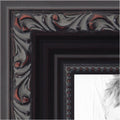 ArtToFrames 10x13 in Black with Beads Wood Picture Frame - Classic