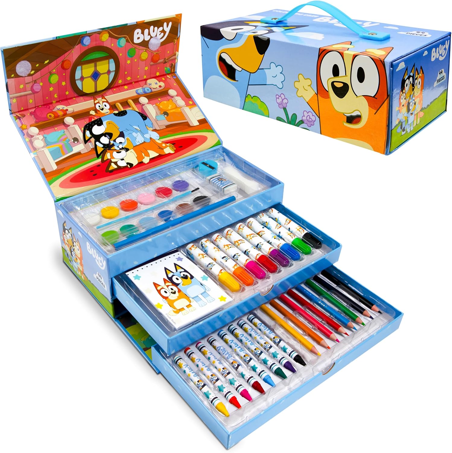 Bluey Kids Art Set: Creative Fun On-the-Go!