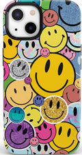 Casely iPhone 14 Case All Smiles - Bold Protective Design