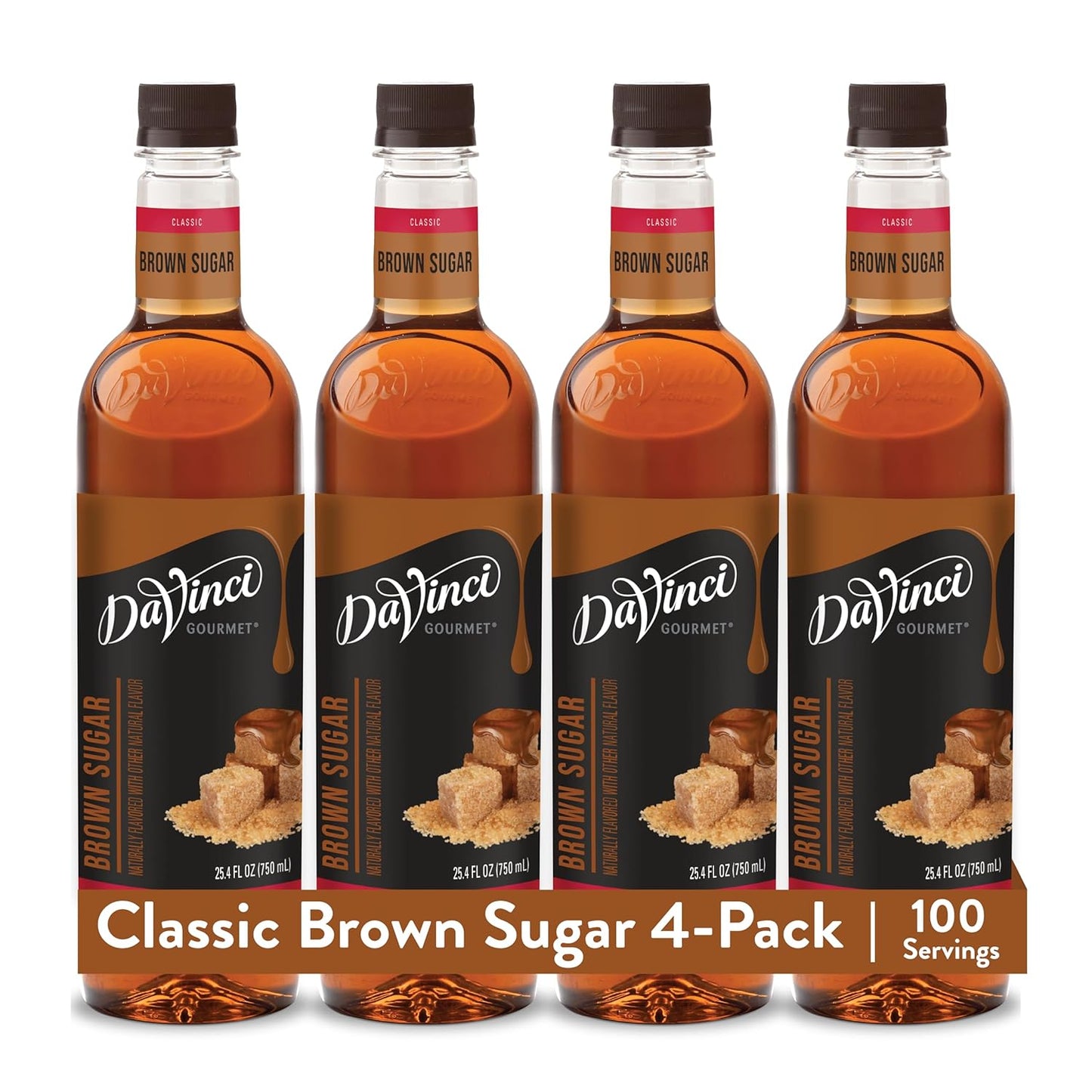 DaVinci Gourmet Brown Sugar Syrup for Lattes and Cocktails