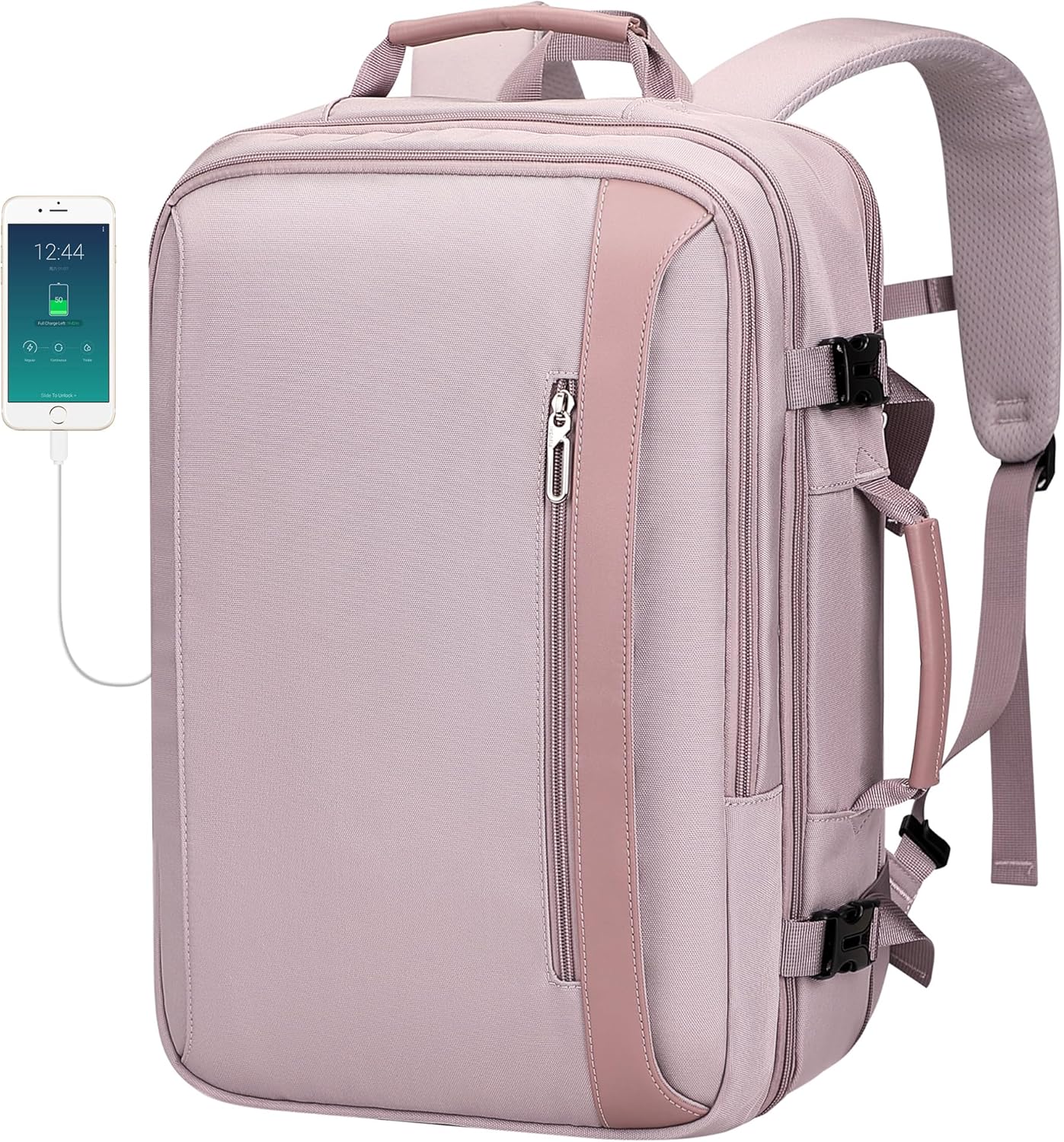 PIJUSHI Travel Backpack for Women - Expandable Carry on Luggage