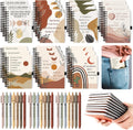 Boho Christian Spiral Notebooks Bulk 42 Pc Gift Set - Inspirational