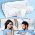 SAHEYER Cervical Neck Pillow for Neck Pain Relief - Ergonomic Support