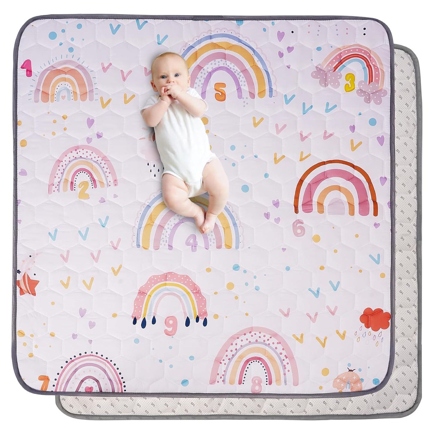 Premium Non-Slip Baby Play Mat, Odorless & Soft - FAMOPLAY