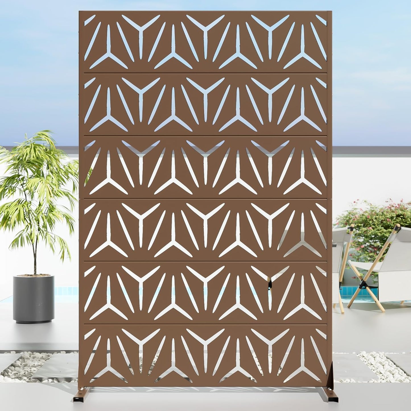 Casaphoria Metal Privacy Screen Outdoor for Stylish Spaces