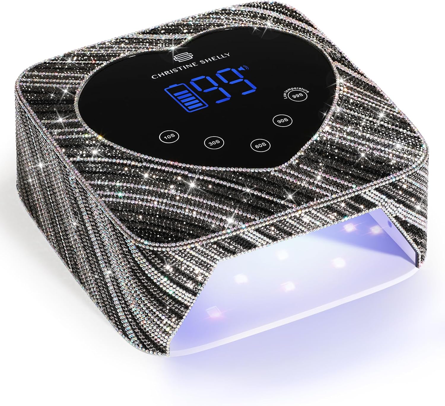 UV LED Nail Lamp 72W Rechargeable for Quick Drying Gel Polish