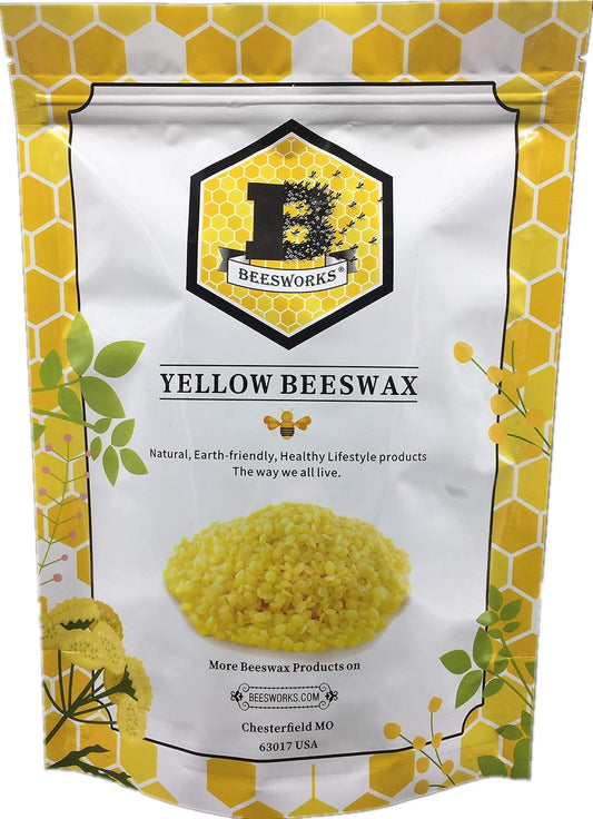 Pure Yellow Beeswax Pellets (1 lb) | DIY Skin Care Essential