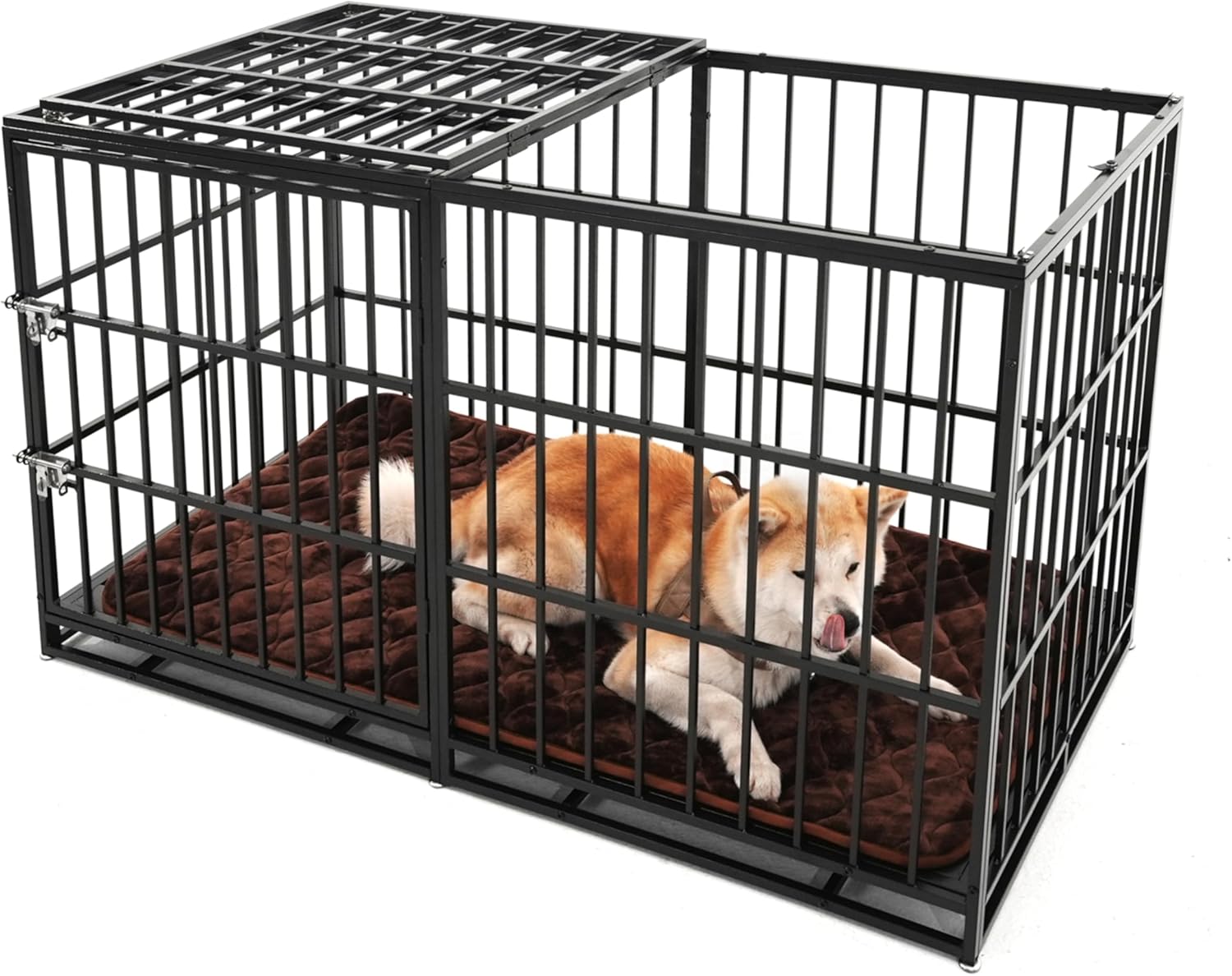 60 Inch Indestructible Dog Crate Cage for Large Dogs