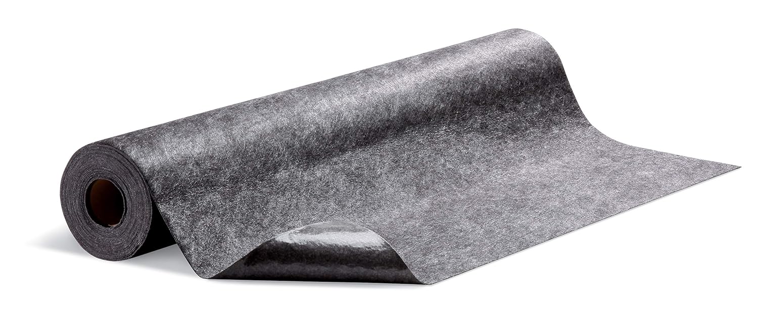 PIG Grippy Floor Mat for High Traffic Areas - 4ft x 50ft Gray