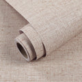 Beige Grasscloth Peel and Stick Wallpaper 15.75in x 590.6in