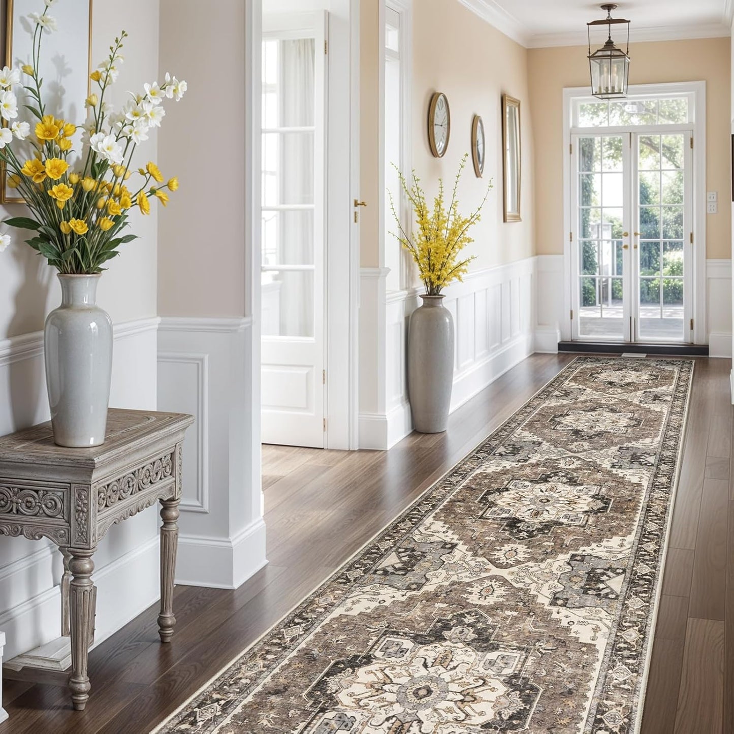 RUUGME 3x16 Washable Runner Rug - Soft Non-Slip Hallway Carpet