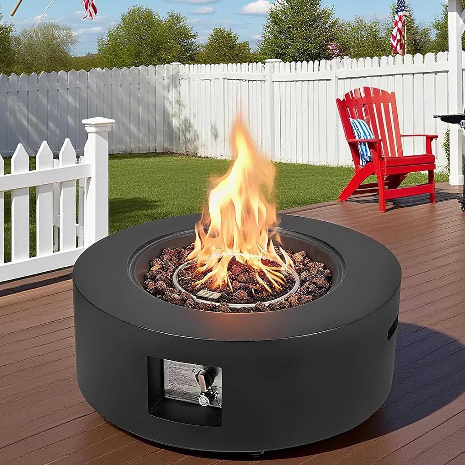 ECOTOUGE 50,000 BTU Outdoor Propane Gas Fire Pit Table Review