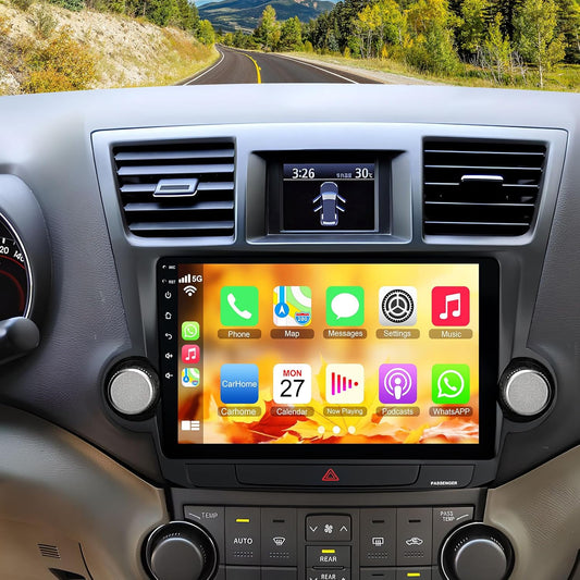 4G+64G Car Radio for Toyota Highlander with Wireless Carplay