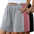 Quenteen Women's Athletic Bermuda Shorts - Comfortable Plus Size Fit