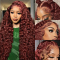 Reddish Brown Lace Front Wigs Human Hair for Stunning Looks