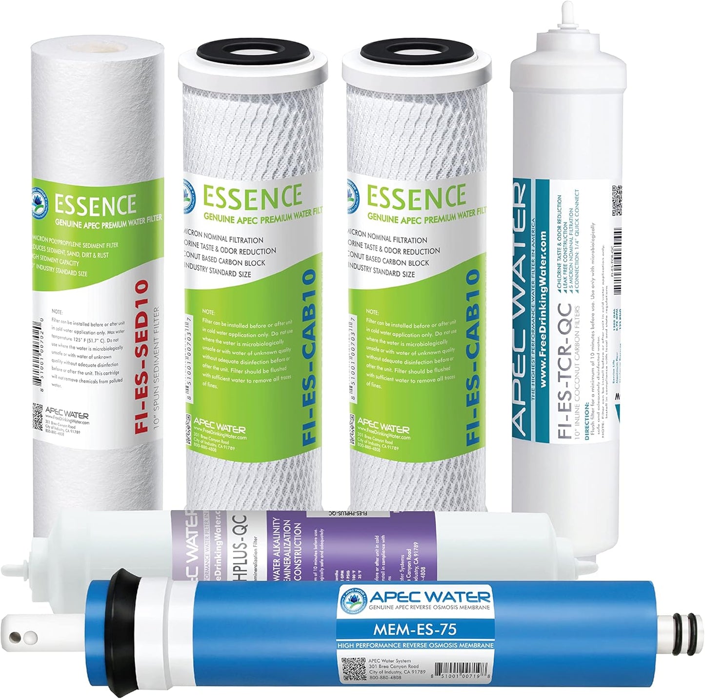 APEC Water Systems FILTER-MAX-ESPH 75 GPD Replacement Filter Set