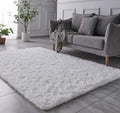 8 x 10 ft Shag Area Rug Ivory - Ultra Soft Plush Nursery Rug