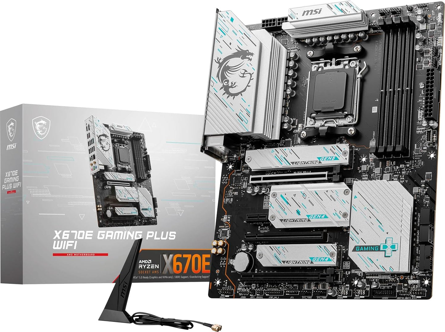 MSI X670E GAMING PLUS WIFI Motherboard for High-Performance Gaming