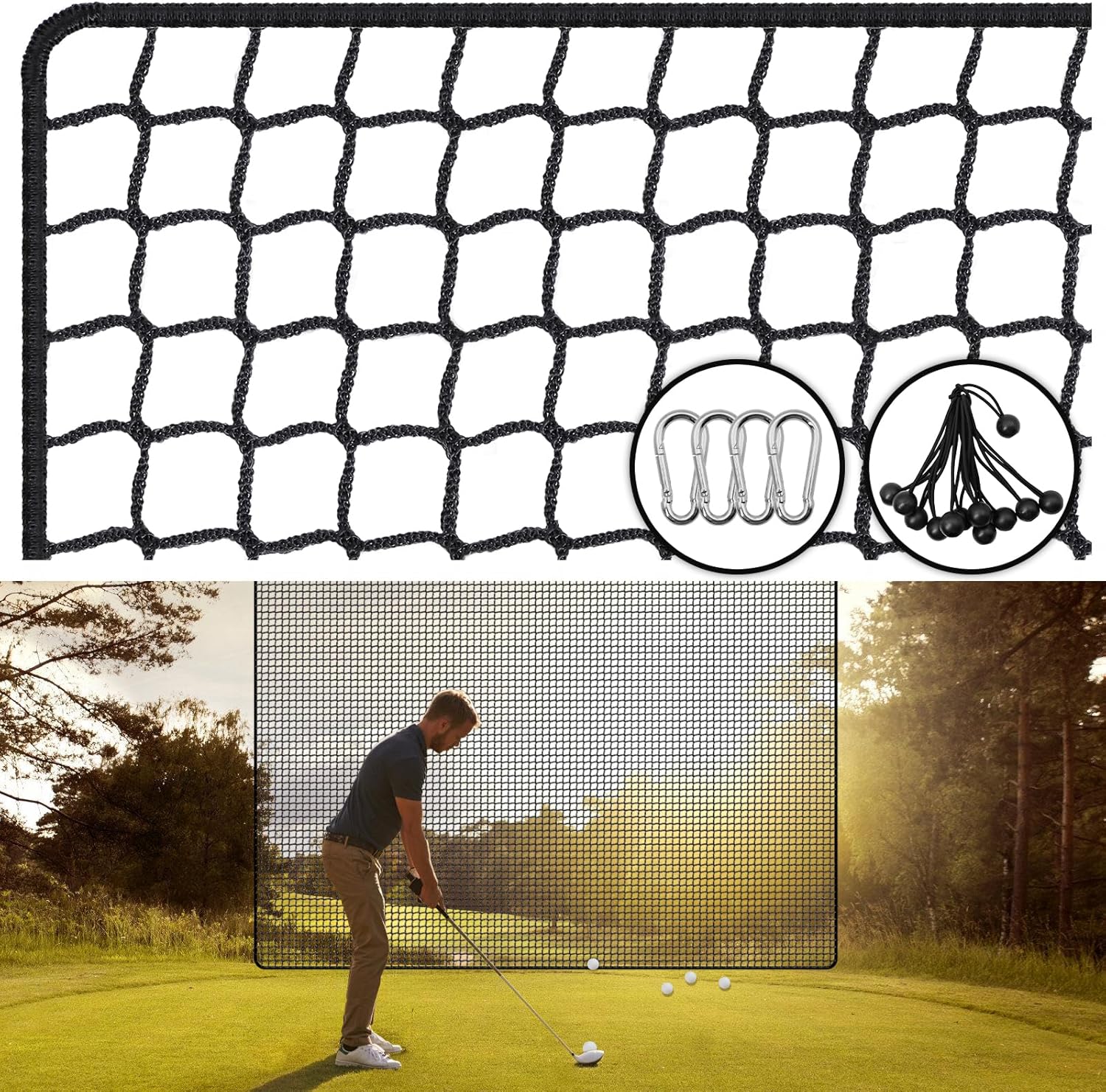 10x10ft Heavy Duty Golf Net - Master Your Swing!