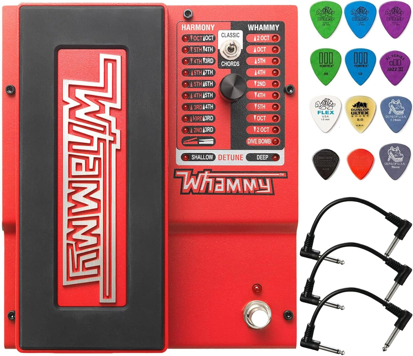 Digitech Whammy 5 Pitch Shift Pedal with Cables and Picks