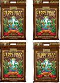 FoxFarm Happy Frog Potting Soil, 12qt (4-Pack) - Boosts Root Health