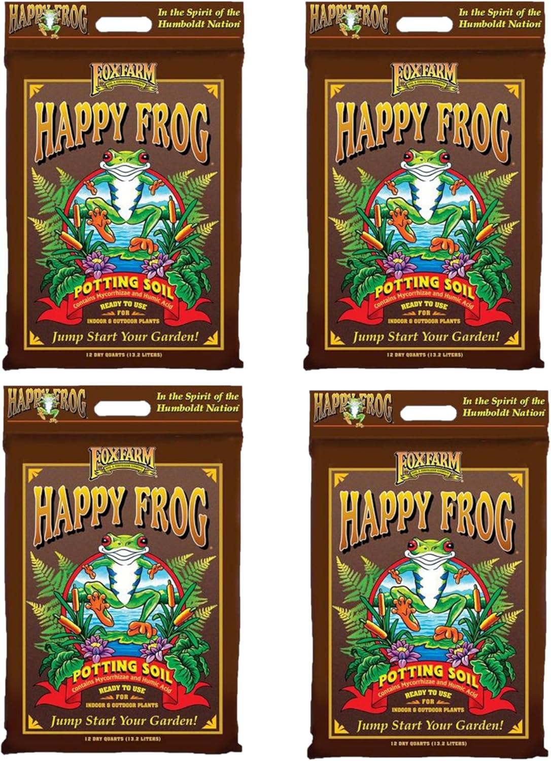 FoxFarm Happy Frog Potting Soil for Indoor and Outdoor Plants