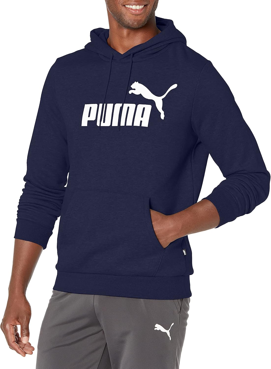 PUMA Men's Big Logo Hoodie - Cozy Fleece Comfort