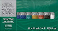 Winsor & Newton Winton Oil Color Paint Basic Set - 10 x 21ml Tubes