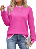 Women's Crewneck Pullover Sweater by Zeagoo for Seasonal Comfort