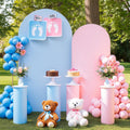 Pink and Blue Arch Cover 2 Set - Gender Reveal Backdrop Covers