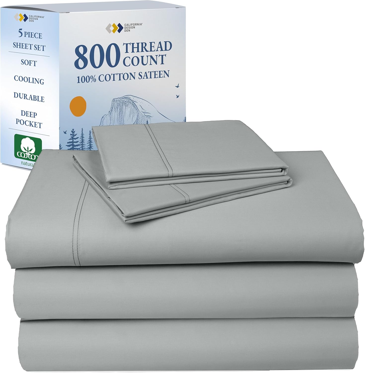 California Design Den Split King Sheets - Buttery Soft Comfort