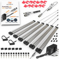 EBD Under Cabinet Lights Touch LED Bar - Built-In Adjustable Cable