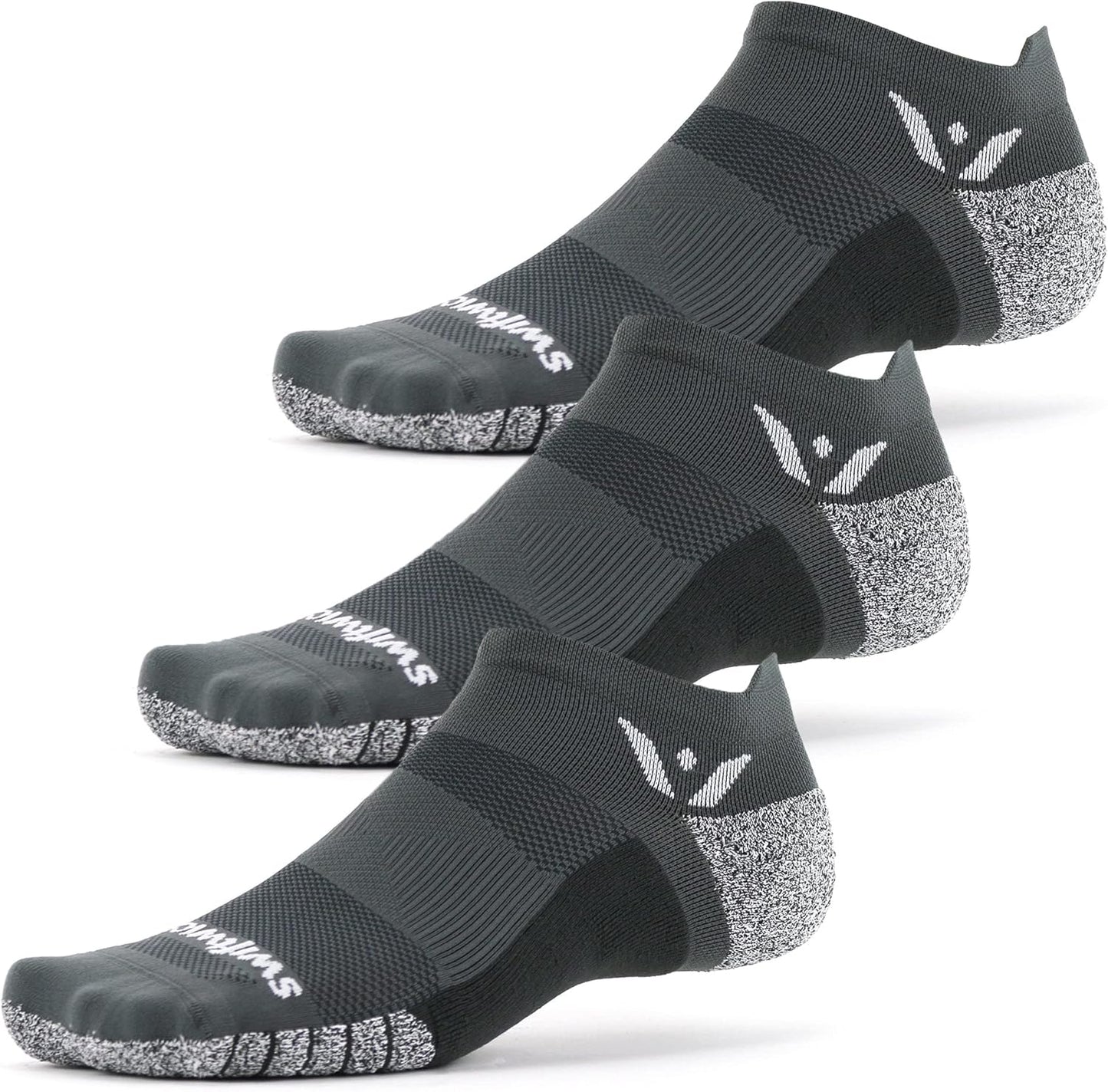 Swiftwick FLITE XT No Show Non-Slip Running Socks for Stability