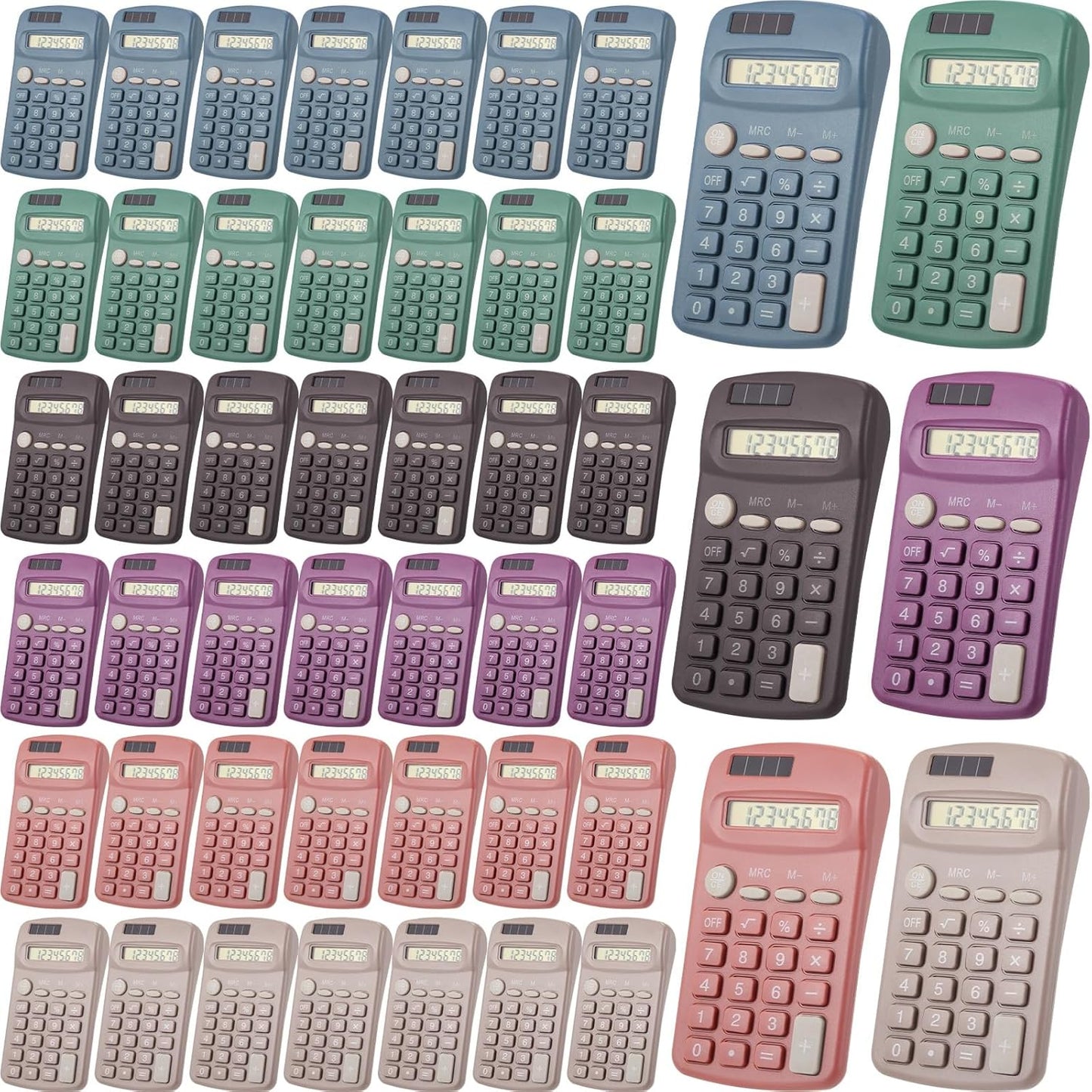 Pocket Size Solar Calculators: Dual Power, Portable Efficiency