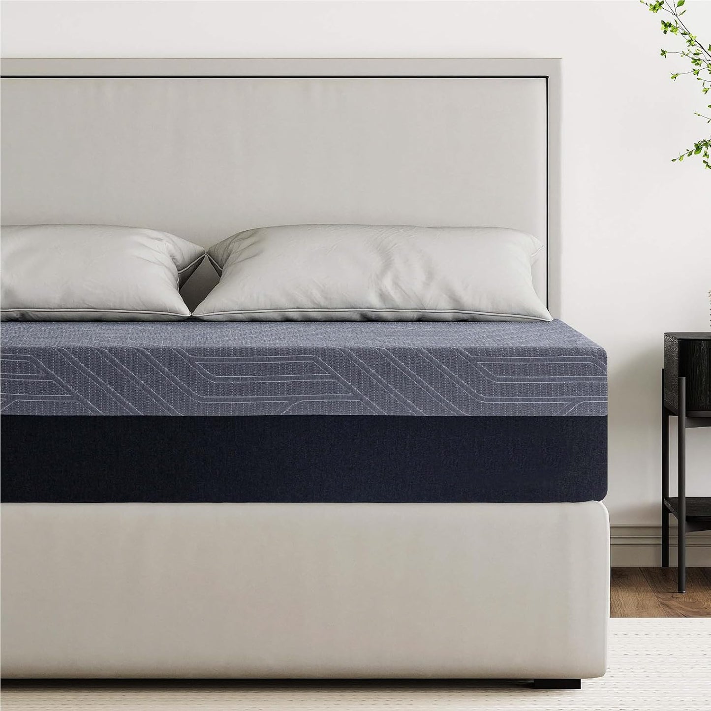 King 10 Inch Memory Foam Mattress for Back Pain Relief