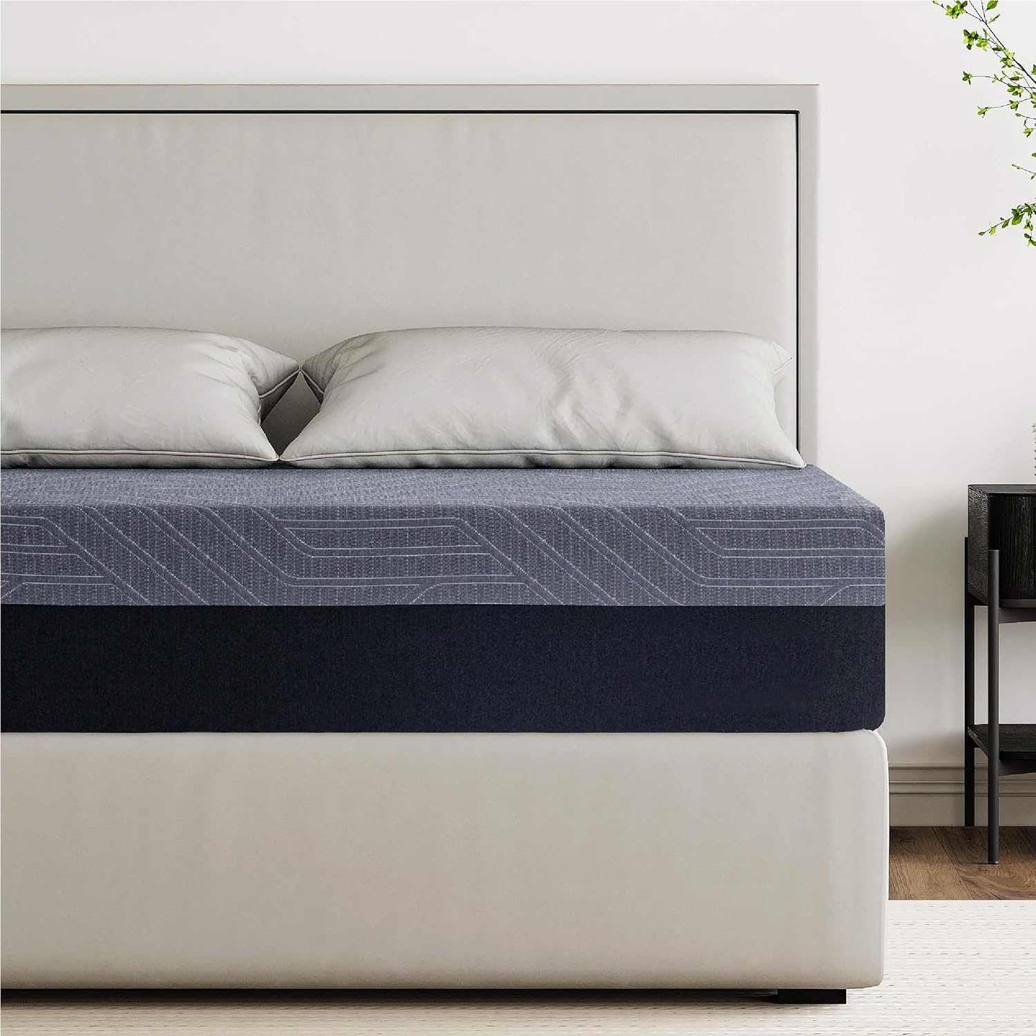 King 10 Inch Memory Foam Mattress for Back Pain Relief